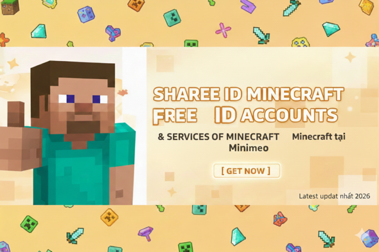Sharing Free Official Minecraft IDs & the Minecraft Service Ecosystem at Minimeo in 2026