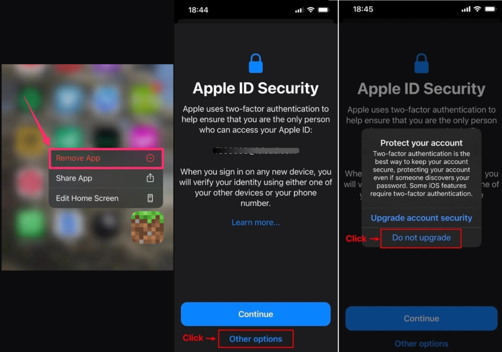 This app is no longer shared with you. To use it, you must purchase it from the App Store error.