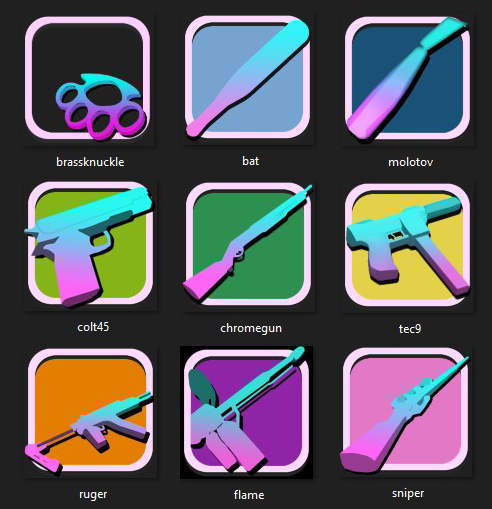 GTA VC - All weapons