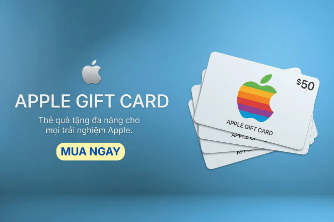 Thuê id Apple Gift Card Hoa Ky US