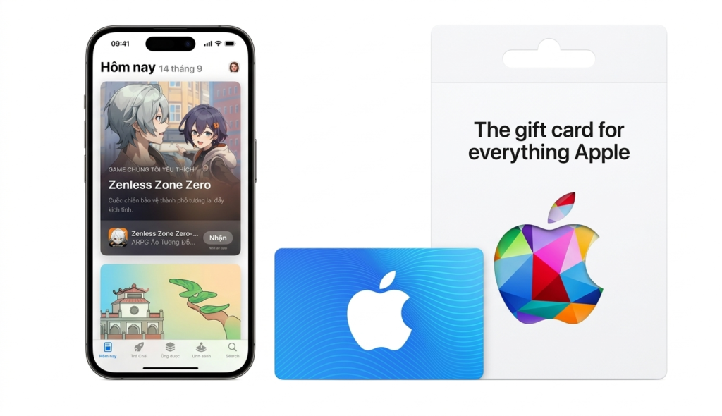 Thuê id Apple Gift Card Hoa Ky US